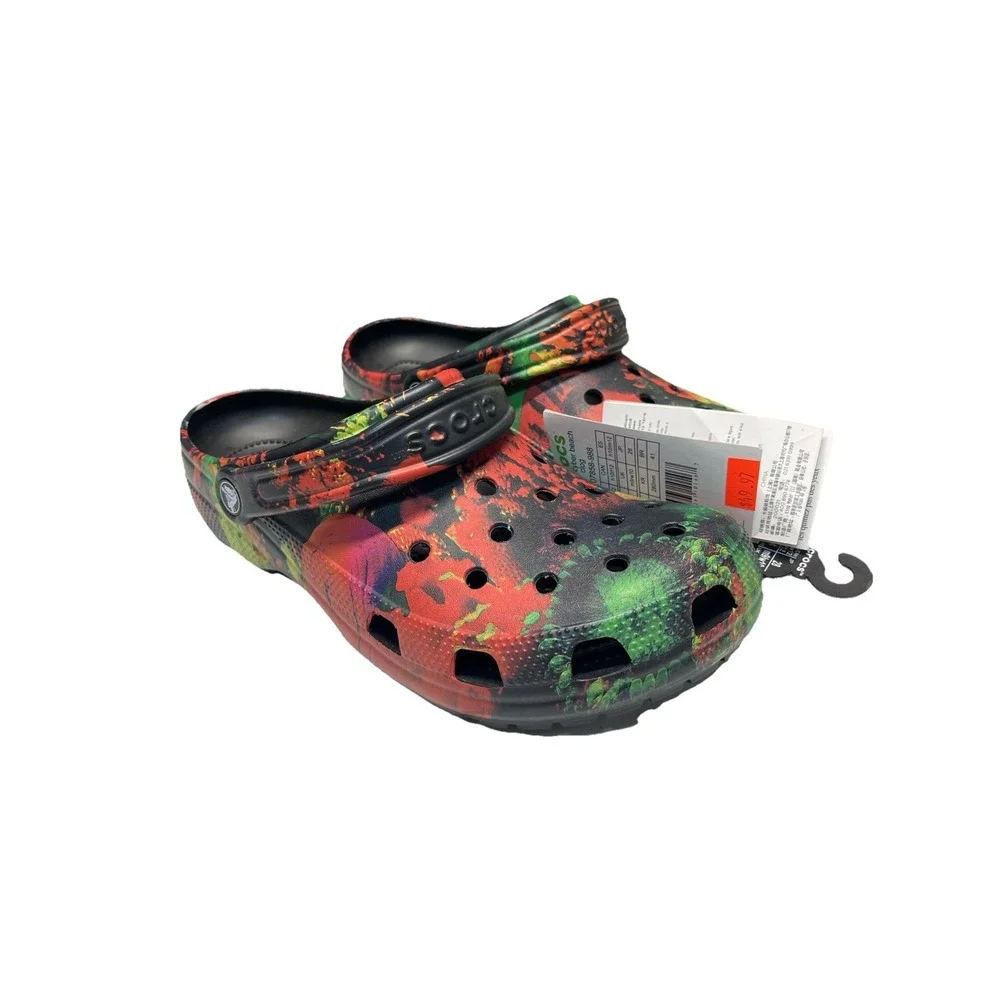Crocs Classic Cyber Beach Clog Unisex Mens 10 Women's 12 Multicolor‎ Crocs
